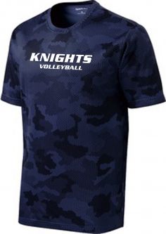 Sport-Tek Men's CamoHex Tee, Navy